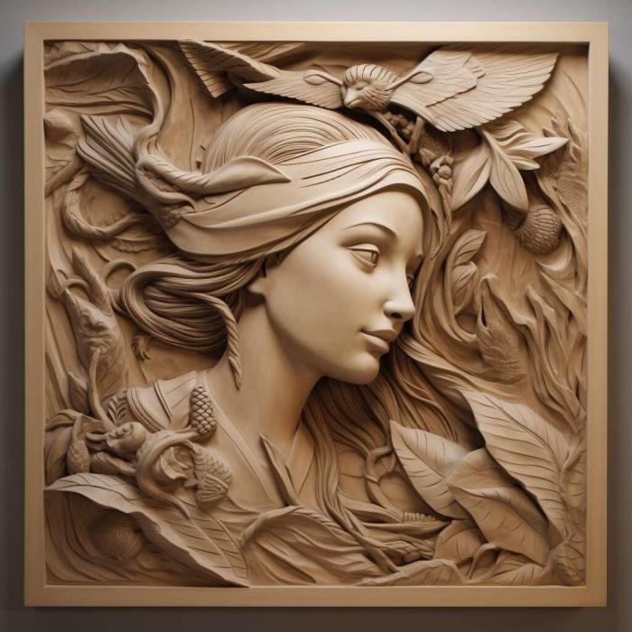 نموذج ثلاثي الأبعاد لآلة CNC 3D Art 